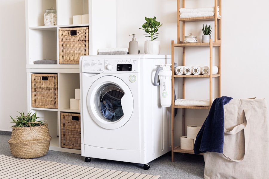 Old washer and dryer removed from a Charleston, TN home